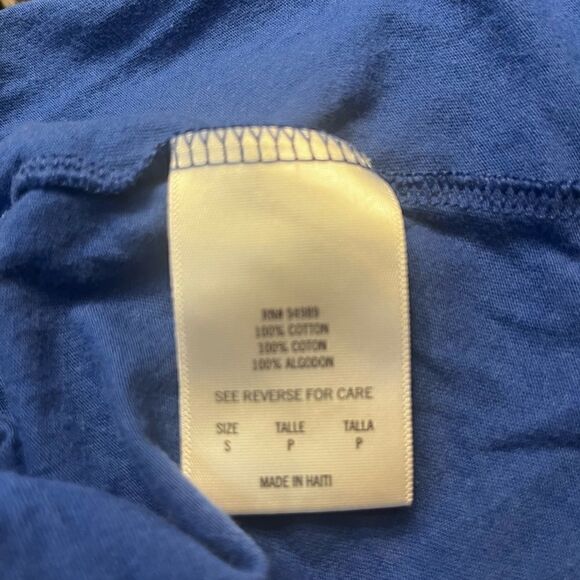 LOS ANGELES LA DODGERS CLAYTON KERSHAW BLUE WHITE V-NECK T-SHIRT WOMENS SMALL - Picture 5 of 7